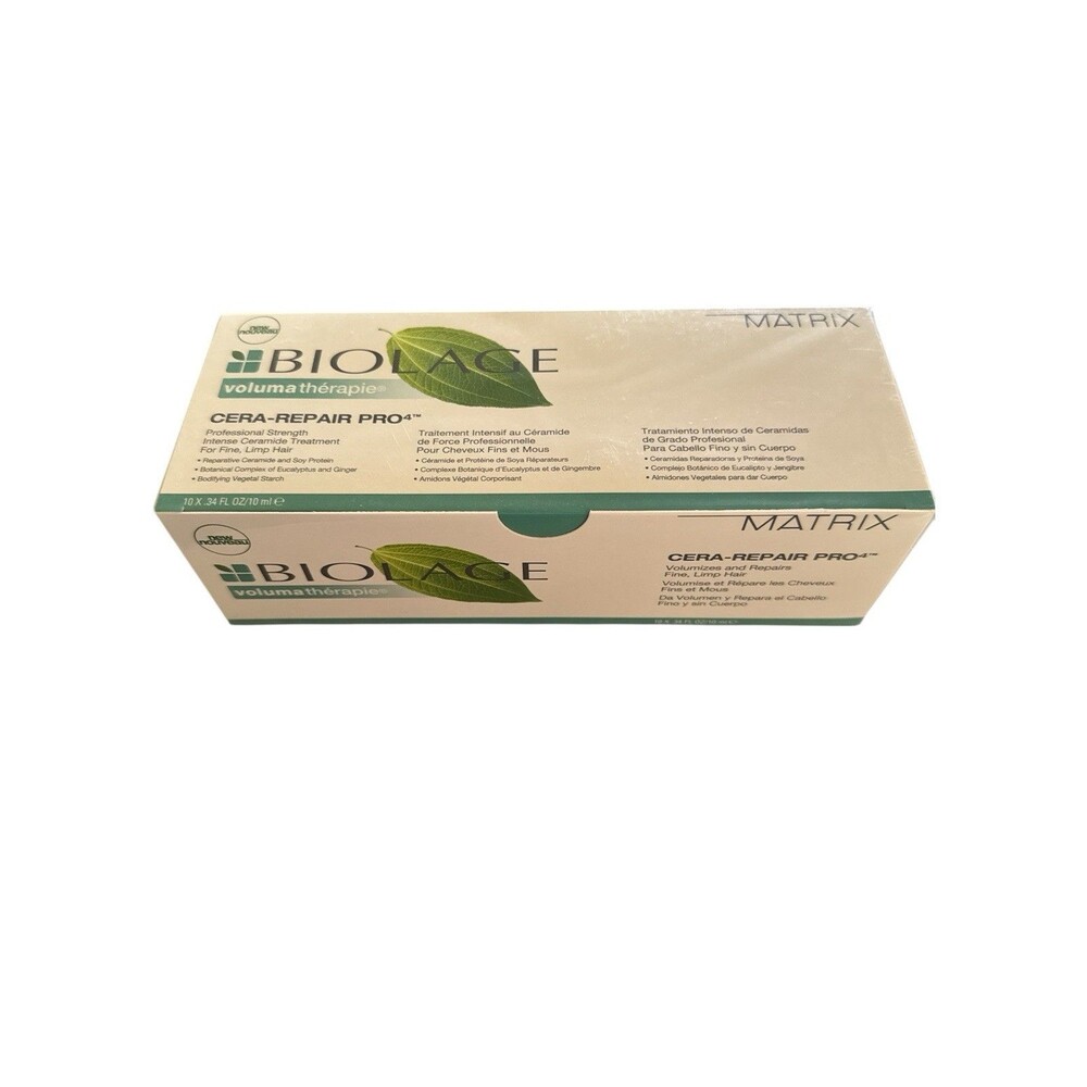 Matrix Biolage Cera-Repair Pro4 Volumizes & Repairs Fine Hair 10x.34 Fl Oz New